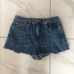 Denim shorts